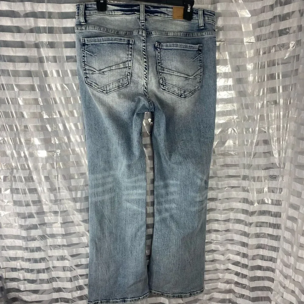 BKE Women's Payton Boot Cut Jeans - Light Blue - Picture 3 of 7